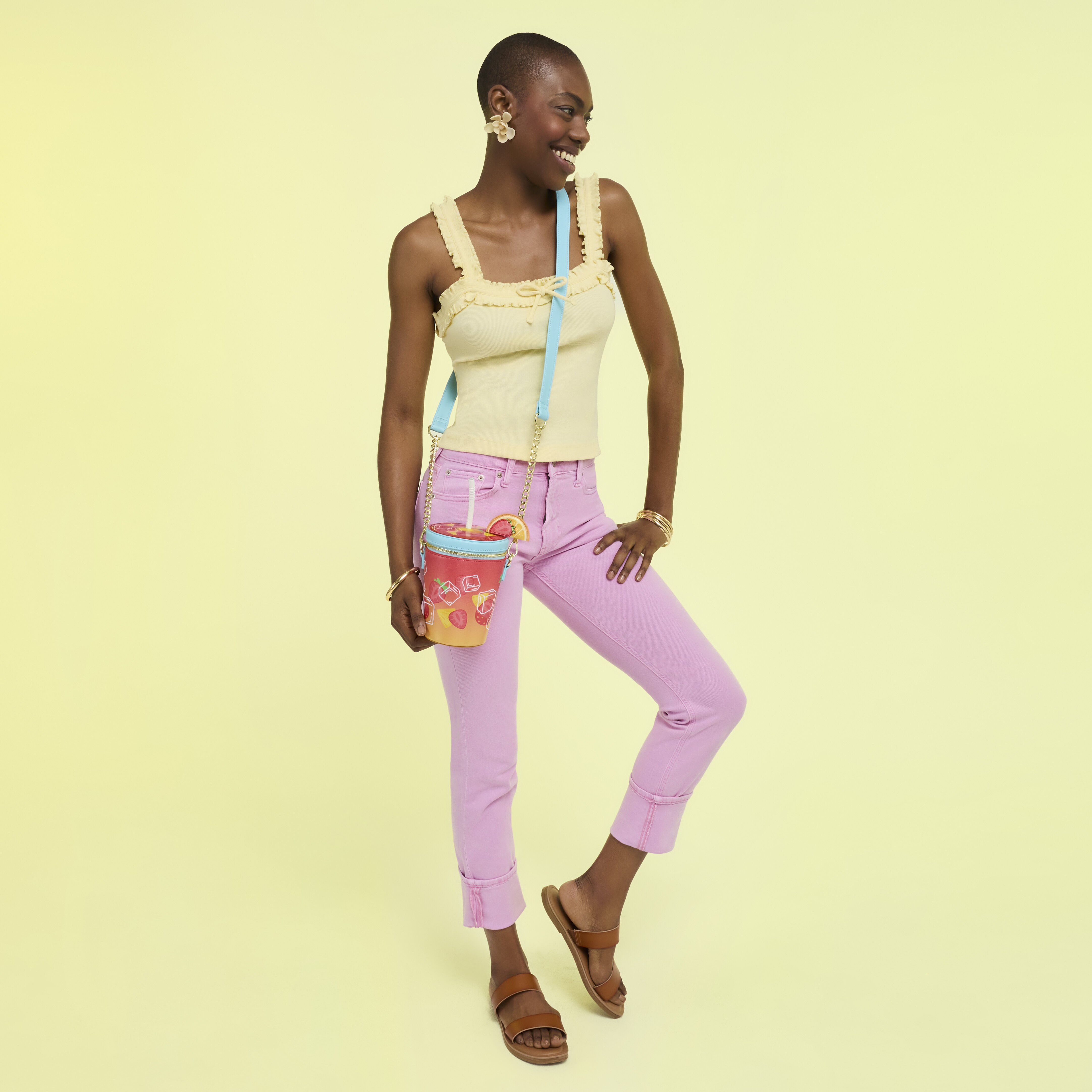 Loungefly Tropical Drink Figural Crossbody Bag | Loungefly